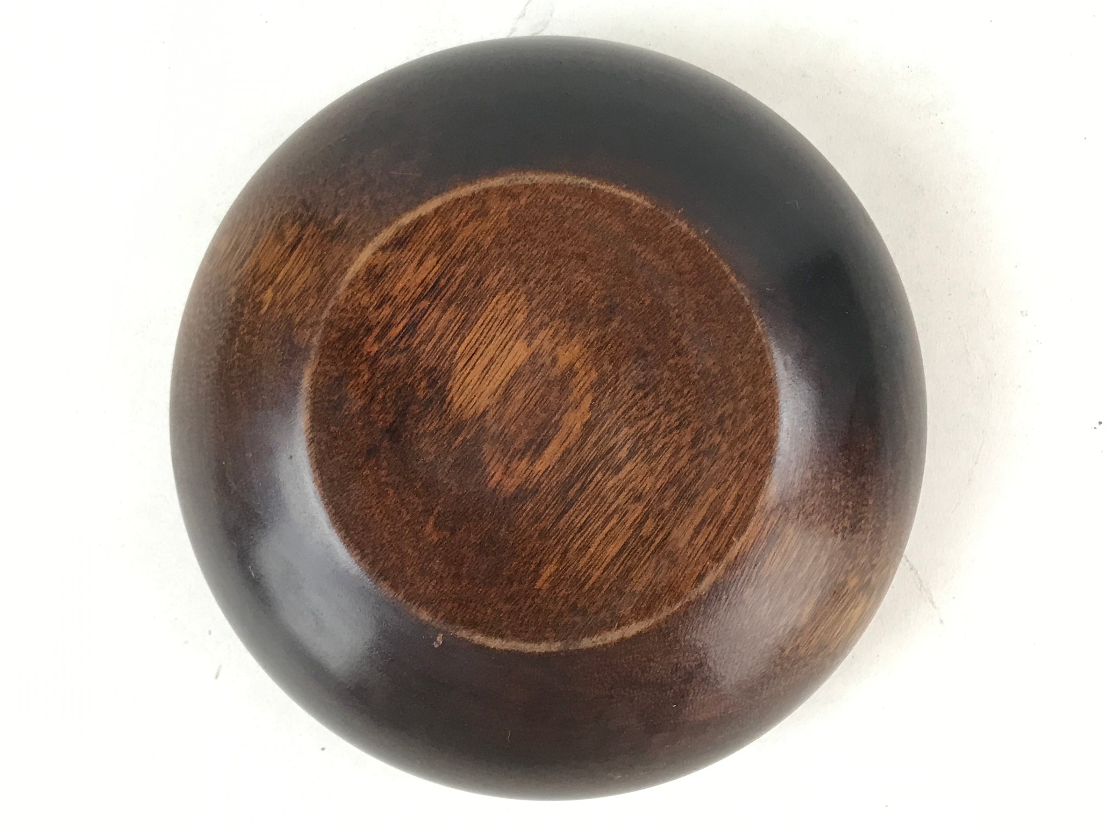Japanese Brushed Lacquer Wooden Lidded Bowl Kashiki Vtg Tea Ceremony Iris L120
