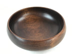 Japanese Brushed Lacquer Wooden Lidded Bowl Kashiki Vtg Tea Ceremony Iris L120