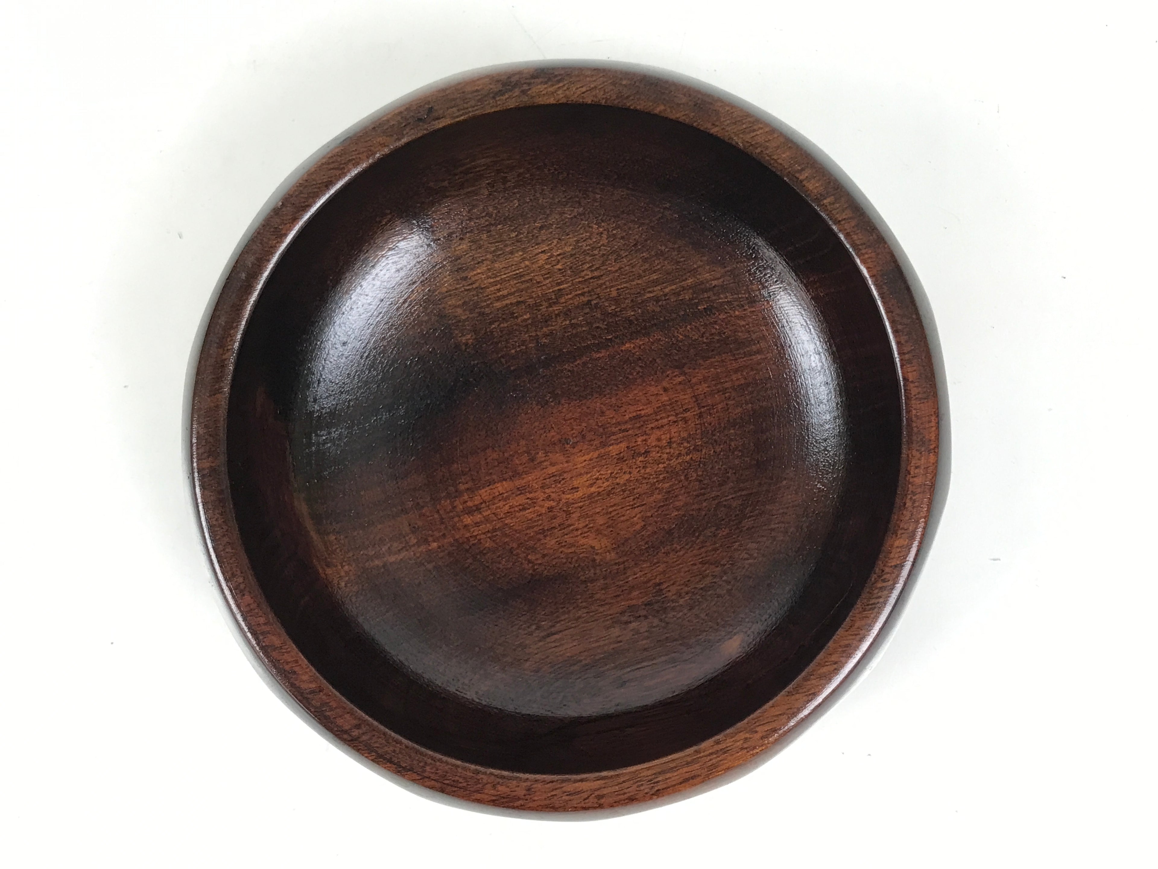 Japanese Brushed Lacquer Wooden Lidded Bowl Kashiki Vtg Tea Ceremony LWB130