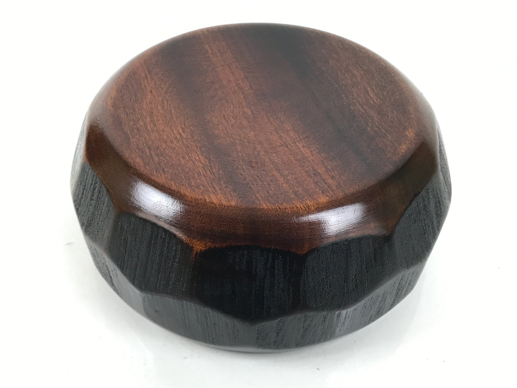 Japanese Brushed Lacquer Wooden Lidded Bowl Kashiki Vtg Tea Ceremony LWB130