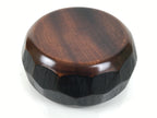 Japanese Brushed Lacquer Wooden Lidded Bowl Kashiki Vtg Tea Ceremony LWB130