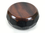 Japanese Brushed Lacquer Wooden Lidded Bowl Kashiki Vtg Tea Ceremony LWB130