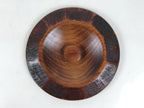 Japanese Brushed Lacquer Wooden Lidded Bowl Kashiki Vtg Tea Ceremony LWB130