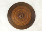 Japanese Brushed Lacquer Wooden Lidded Bowl Kashiki Vtg Tea Ceremony Lines L121