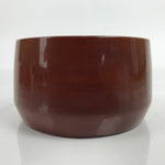 Japanese Brushed Lacquer Wooden Sake Snack Cup Vtg Kobachi Bowl Brown L328