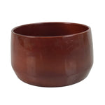 Japanese Brushed Lacquer Wooden Sake Snack Cup Vtg Kobachi Bowl Brown L328