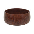 Japanese Brushed Lacquer Wooden Sake Snack Cup Vtg Kobachi Bowl Brown L598