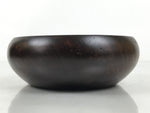 Japanese Brushed Lacquer Wooden Small Bowl Vtg Salad Kobachi Dish Brown L437