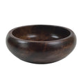 Japanese Brushed Lacquer Wooden Small Bowl Vtg Salad Kobachi Dish Brown L437