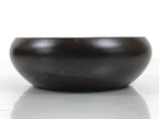 Japanese Brushed Lacquer Wooden Small Bowl Vtg Salad Kobachi Dish Brown L438