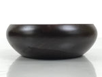 Japanese Brushed Lacquer Wooden Small Bowl Vtg Salad Kobachi Dish Brown L438