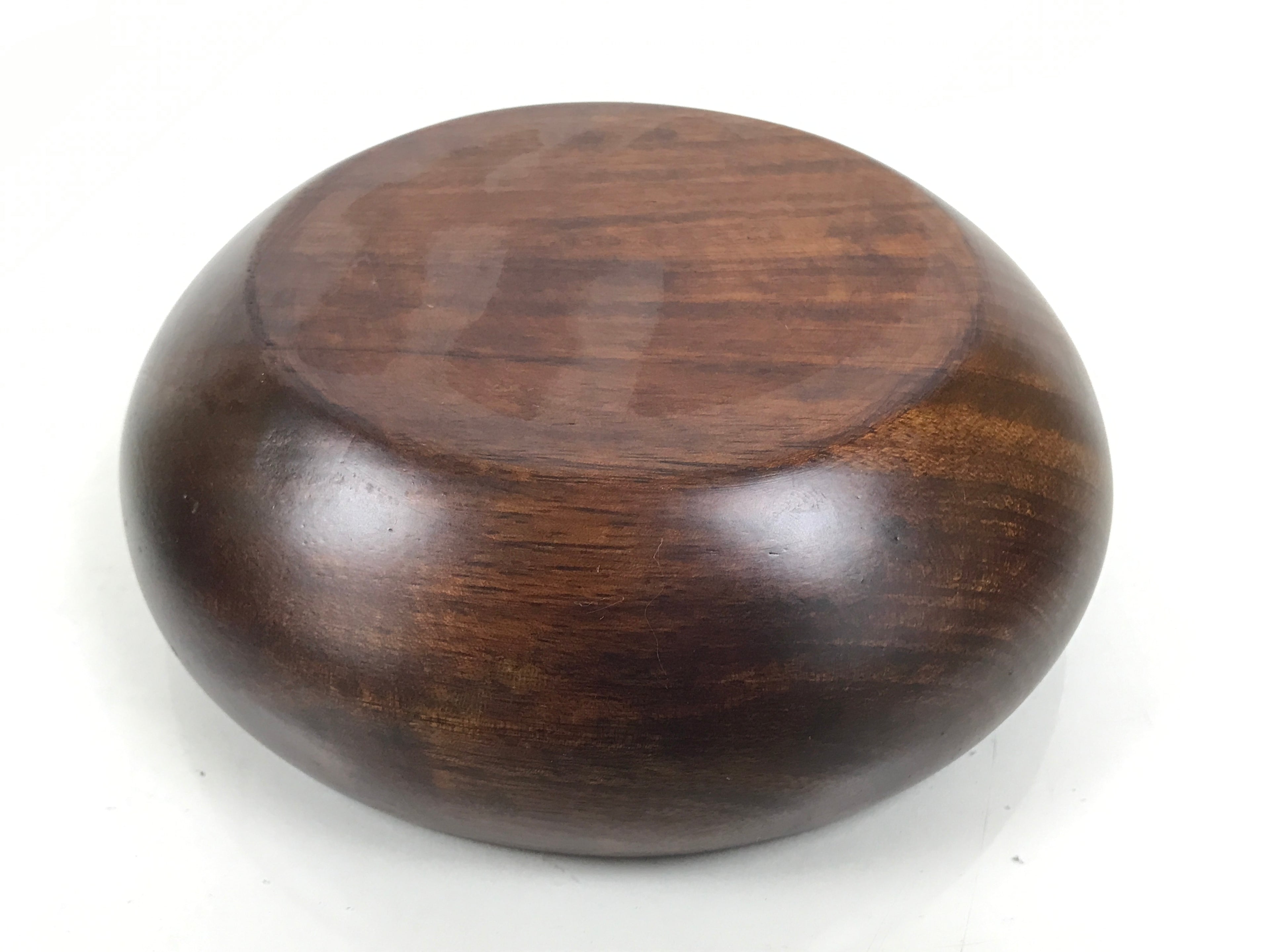 Japanese Brushed Lacquer Wooden Small Bowl Vtg Salad Kobachi Dish Brown L439