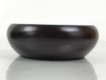 Japanese Brushed Lacquer Wooden Small Bowl Vtg Salad Kobachi Dish Brown L440
