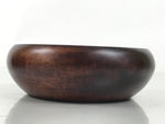 Japanese Brushed Lacquer Wooden Small Bowl Vtg Salad Kobachi Dish Brown L440