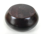 Japanese Brushed Lacquer Wooden Small Bowl Vtg Salad Kobachi Dish Brown L441