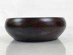 Japanese Brushed Lacquer Wooden Small Bowl Vtg Salad Kobachi Dish Brown L441