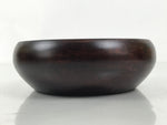 Japanese Brushed Lacquer Wooden Small Bowl Vtg Salad Kobachi Dish Brown L441