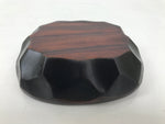 Japanese Brushed Lacquer Wooden Small Bowl Vtg Salad Kobachi Dish Brown L443