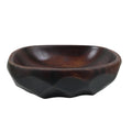Japanese Brushed Lacquer Wooden Small Bowl Vtg Salad Kobachi Dish Brown L443