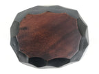 Japanese Brushed Lacquer Wooden Small Bowl Vtg Salad Kobachi Dish Brown L445