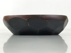 Japanese Brushed Lacquer Wooden Small Bowl Vtg Salad Kobachi Dish Brown L445