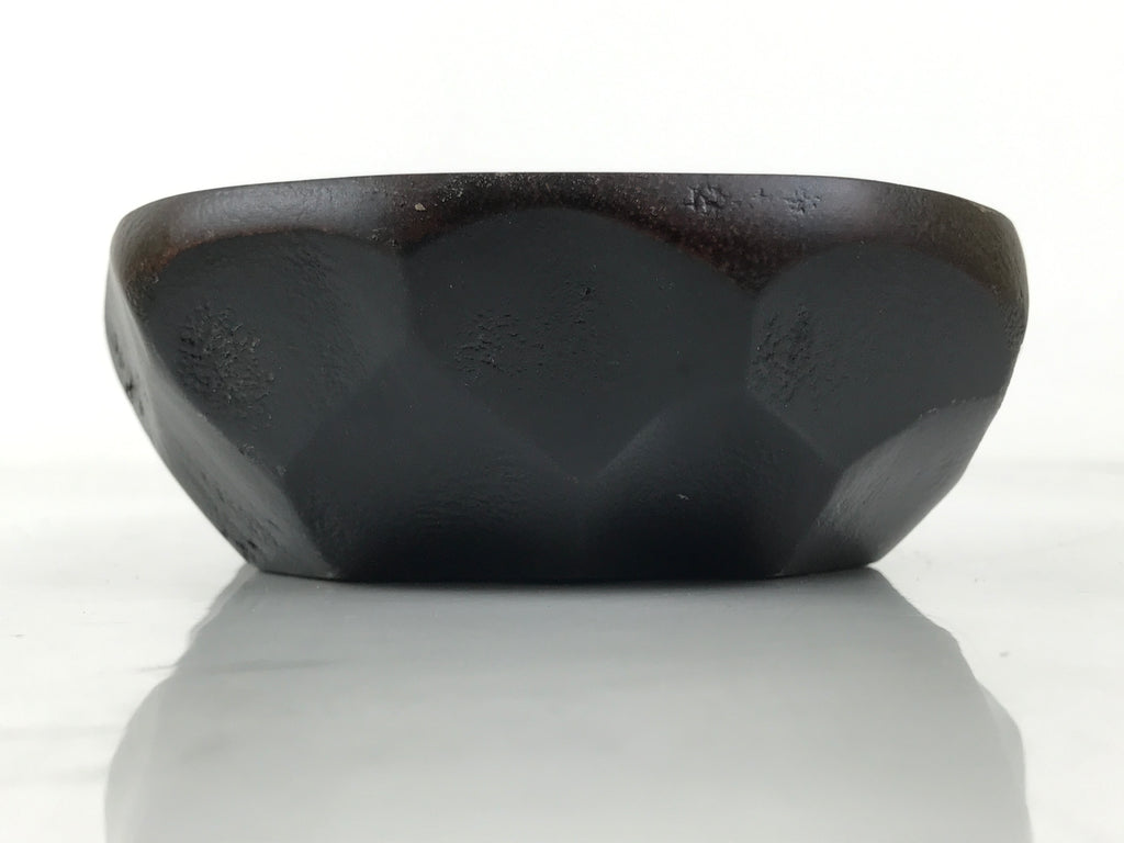 Japanese Brushed Lacquer Wooden Small Bowl Vtg Salad Kobachi Dish Brown L446