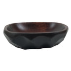 Japanese Brushed Lacquer Wooden Small Bowl Vtg Salad Kobachi Dish Brown L446