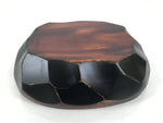 Japanese Brushed Lacquer Wooden Small Bowl Vtg Salad Kobachi Dish Brown L447