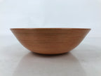 Japanese Brushed Lacquer Wooden Small Bowl Vtg Salad Kobachi Dish Brown L519