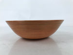 Japanese Brushed Lacquer Wooden Small Bowl Vtg Salad Kobachi Dish Brown L519