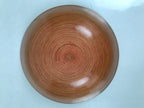 Japanese Brushed Lacquer Wooden Small Bowl Vtg Salad Kobachi Dish Brown L519