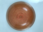 Japanese Brushed Lacquer Wooden Small Bowl Vtg Salad Kobachi Dish Brown L519