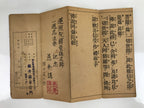 Japanese Buddhist Accordion Book C1950 Bussetsu Amida-kyo Vtg Paper Red BA513