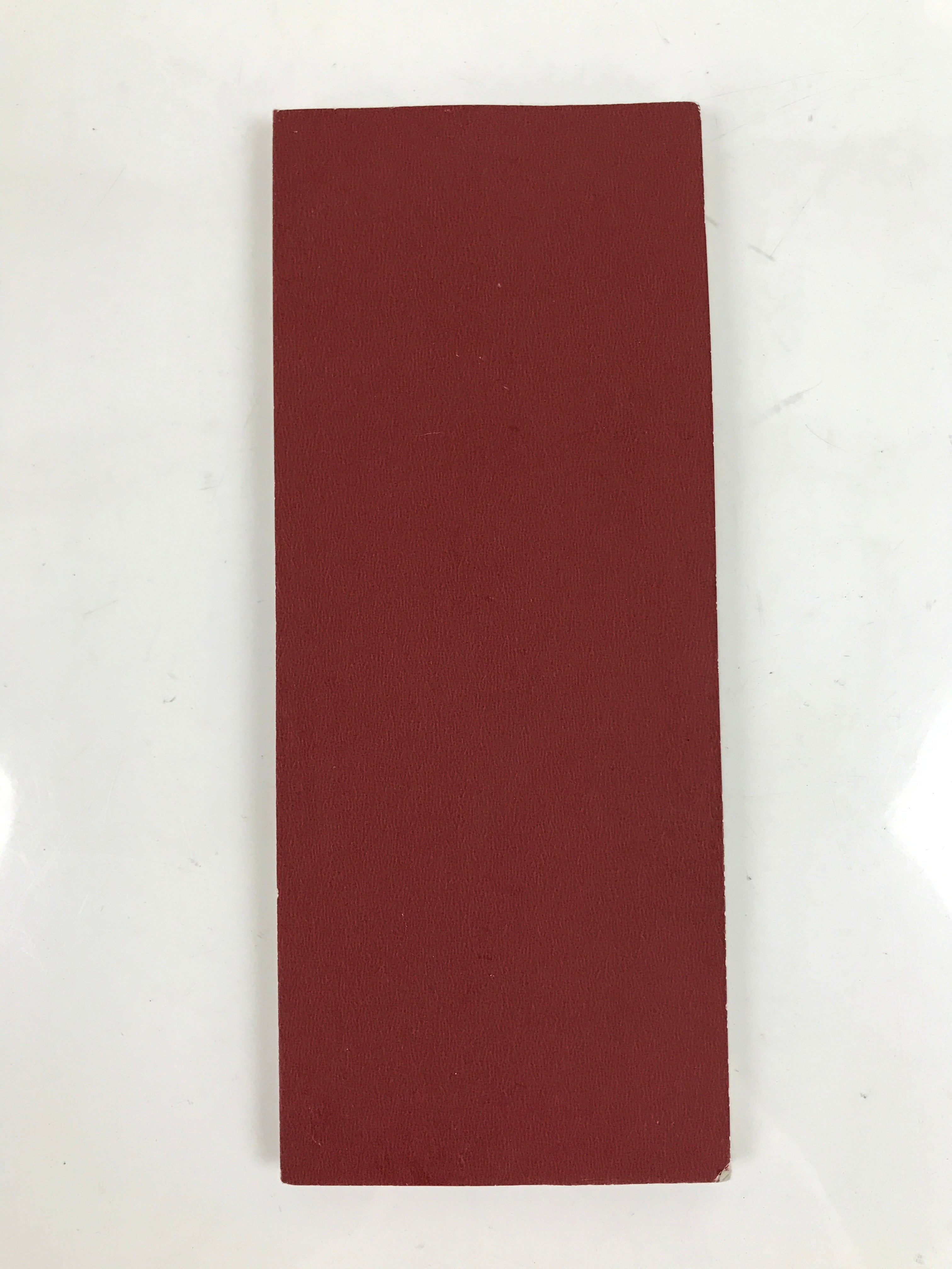 Japanese Buddhist Accordion Book Vtg Butsuzen Gongyo Shidai Vtg Paper Red BA515