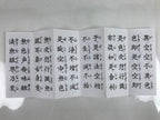 Japanese Buddhist Accordion Book Vtg Butsuzen Gongyo Shidai Vtg Paper Red BA515