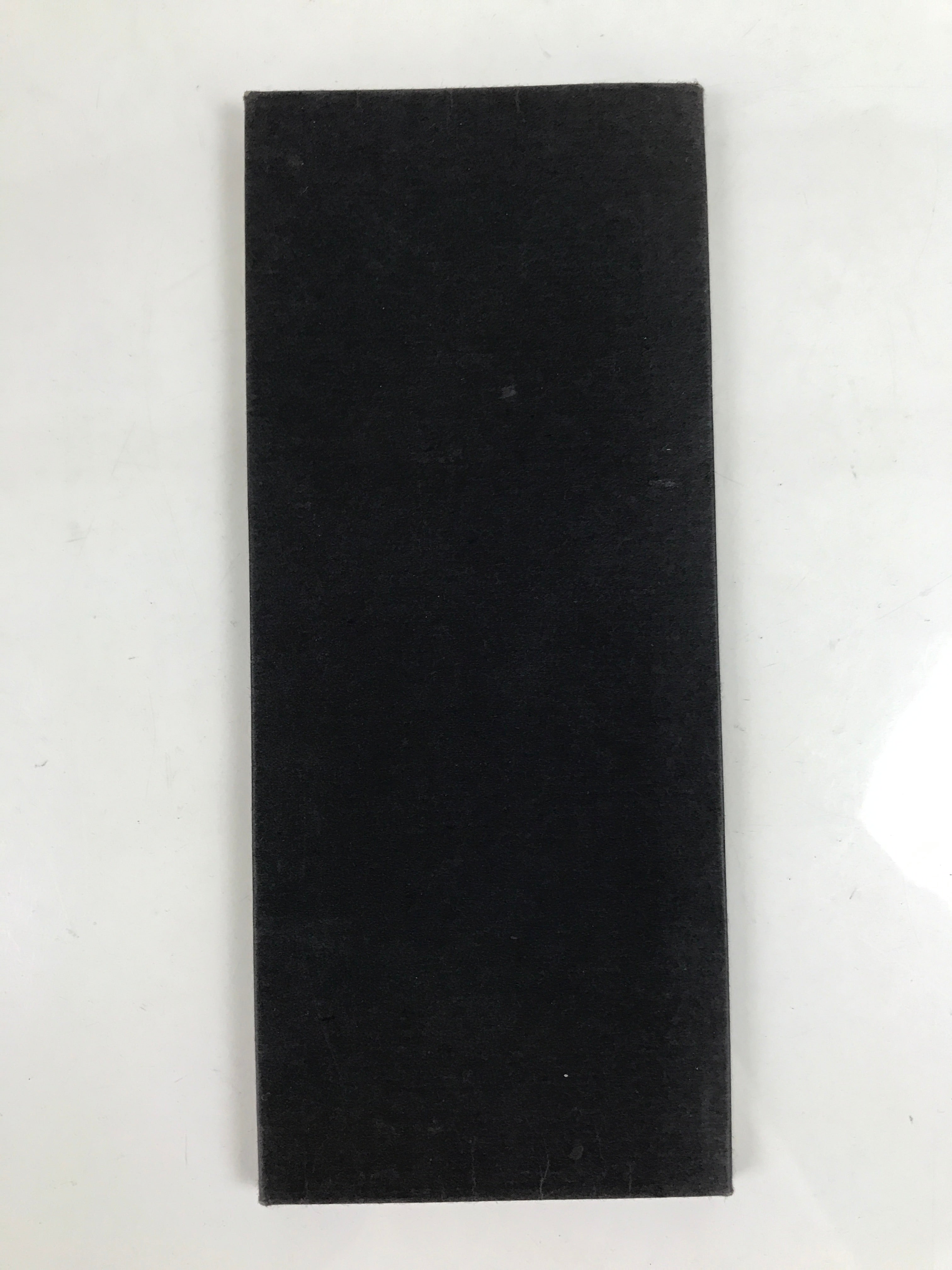 Japanese Buddhist Accordion Book Vtg Heart Sutra Vtg Paper Black BA516