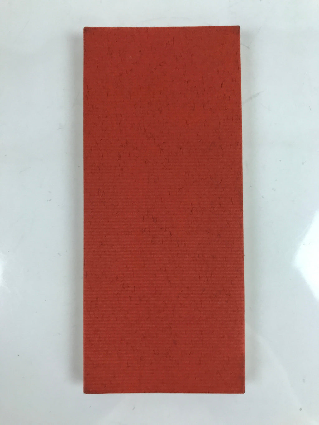 Japanese Buddhist Accordion Book Vtg Kannon Sutra Paper Red BA512