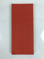 Japanese Buddhist Accordion Book Vtg Kannon Sutra Paper Red BA512
