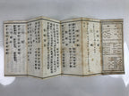 Japanese Buddhist Accordion Book Vtg Shingon-shu Heart Sutra Paper BA511