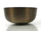 Japanese Buddhist Altar Brass Metal Orin Bell Singing Bowl Butsugu Brown BA591