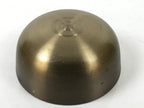 Japanese Buddhist Altar Brass Metal Orin Bell Singing Bowl Butsugu Brown BA591