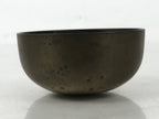 Japanese Buddhist Altar Bronze Metal Orin Bell Singing Bowl Butsugu Brown BA590