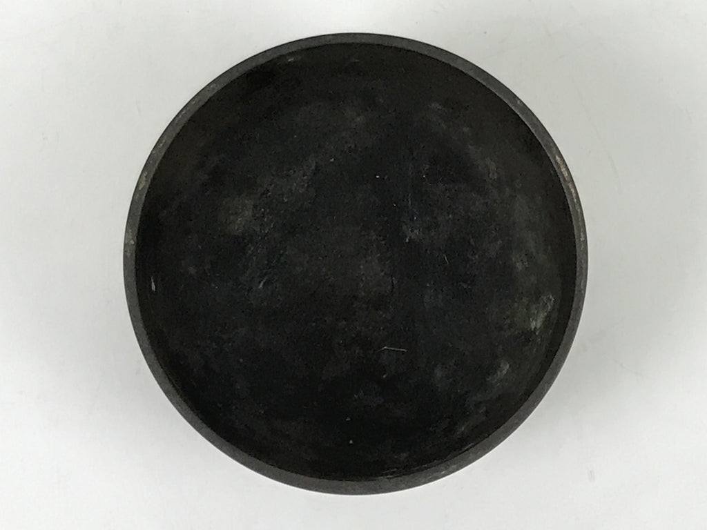 Japanese Buddhist Altar Bronze Metal Orin Bell Singing Bowl Butsugu Brown BA590