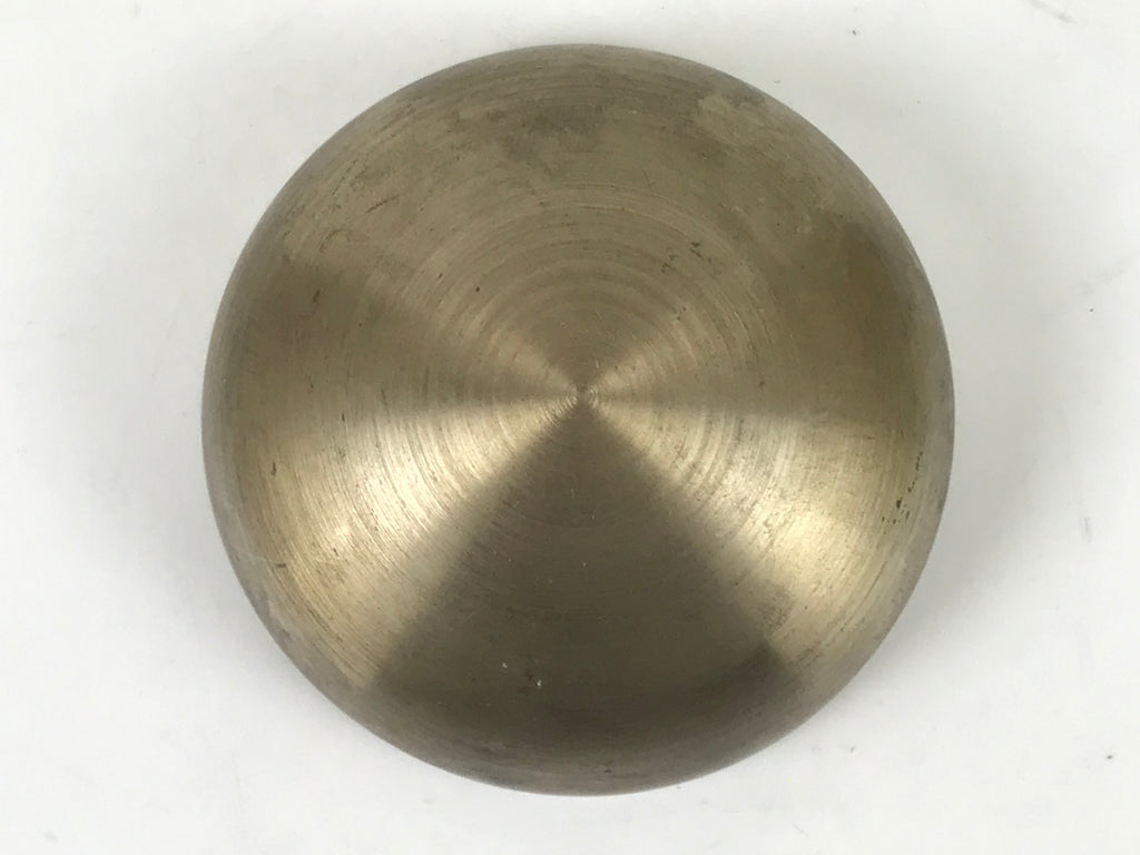 Japanese Buddhist Altar Bronze Metal Orin Bell Singing Bowl Butsugu Brown BA592