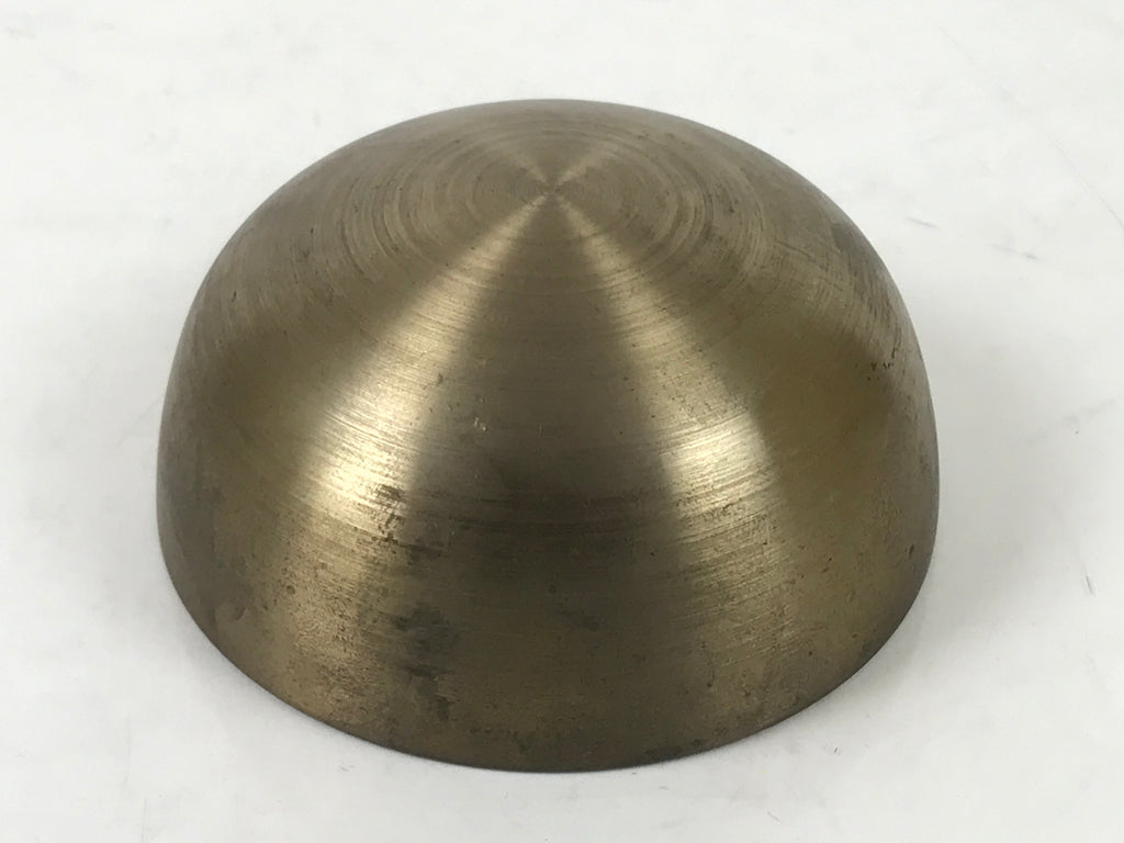 Japanese Buddhist Altar Bronze Metal Orin Bell Singing Bowl Butsugu Brown BA592