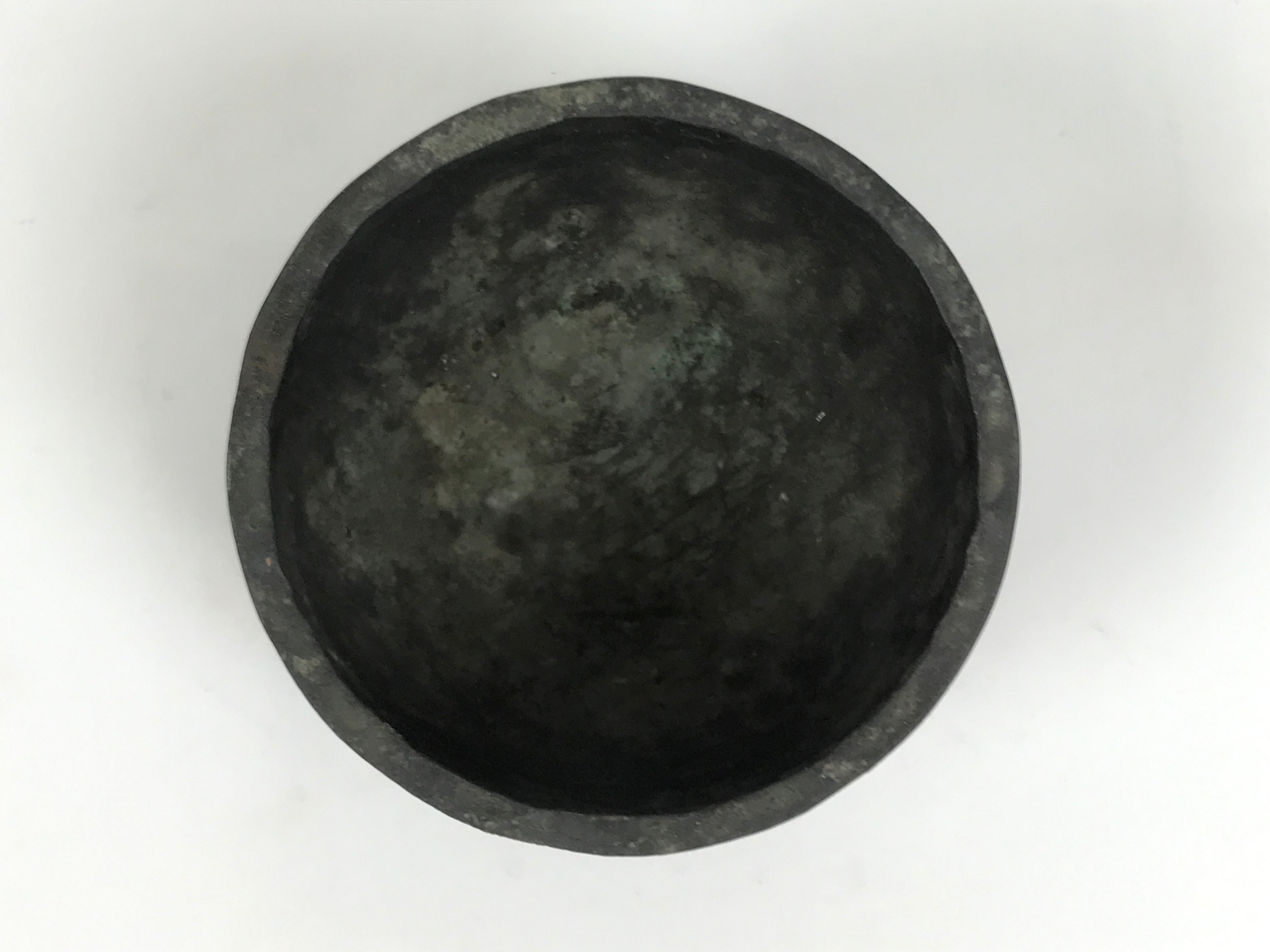 Japanese Buddhist Altar Bronze Metal Orin Bell Singing Bowl Butsugu Brown BA901