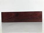 Japanese Buddhist Altar Brushed Lacquer Drawer Vtg Simple Floral Brown BA447