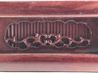 Japanese Buddhist Altar Brushed Lacquer Drawer Vtg Simple Floral Brown BA447