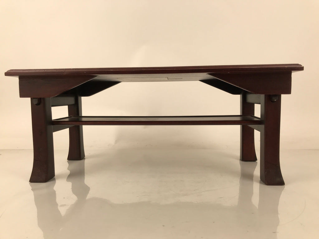 Japanese Buddhist Altar Brushed Lacquer Folding Kyozukue Offering Table BA707