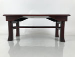 Japanese Buddhist Altar Brushed Lacquer Folding Kyozukue Offering Table BA707